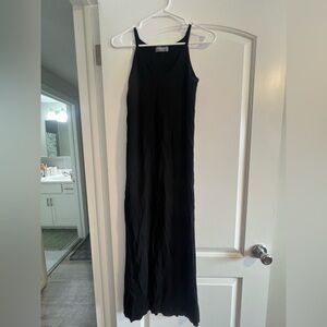 Sweet Lovely by Jen - casual black midi “slip” dress